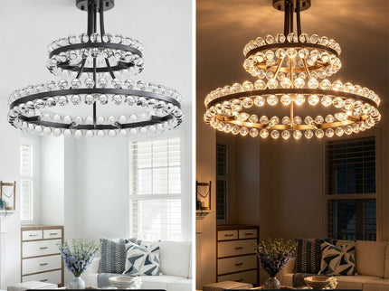Chandelier, Pendant Light With E12 Sockets