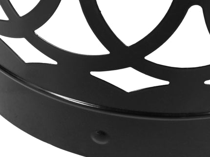 Outdoor Metal Large End Table, Modern Design