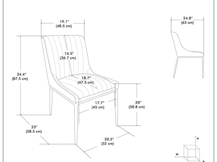Melody - Versatile Upholstered Dining Chair (Set of 2)