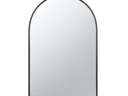 Arched Mirror With Metal Frame, Wall Mirror For Living Room Bedroom Entryway