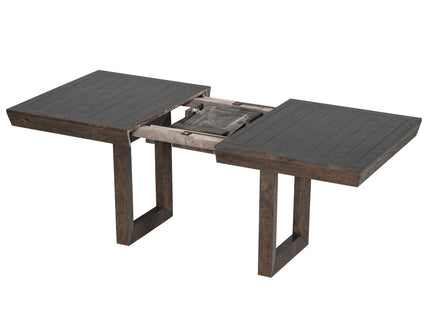 Topmax - 7 Piece Traditional Extendable Dining Table Set With Butterfly Leaf And 6 Upholstered Dining Table Set