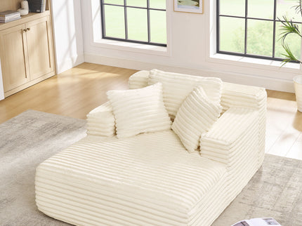 Chaise Lounge Sofa Bed With Deep Seat For Living Room