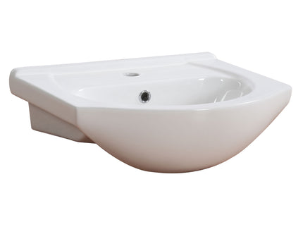 20" Bathroom Vanity With Bulged Sink, Freestanding Single Vanity Set, Soft Close Door