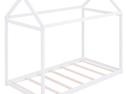 Wooden House Shaped Bed