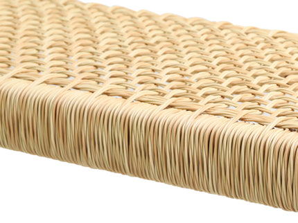 Angie - Bench Outdoor Seating Acacia Wood Faux Rattan - Teak
