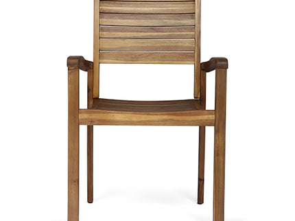 Outdoor Dining Chair, Stacking Design For Patio