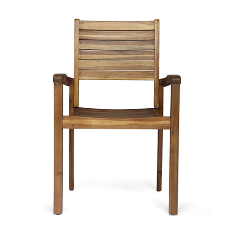 Outdoor Dining Chair, Stacking Design For Patio