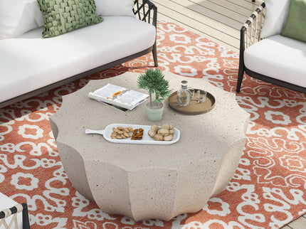 Modern Round Coffee Table For Indoor / Outdoor