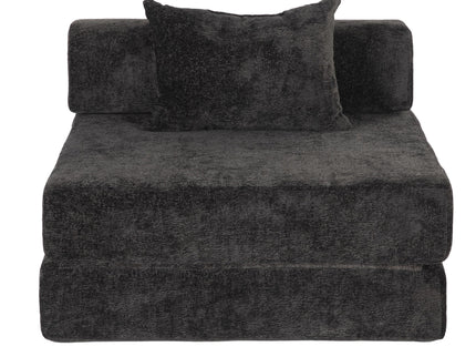 Convertible Floor Sofa Bed With Fixed Shape Frame For Living Room