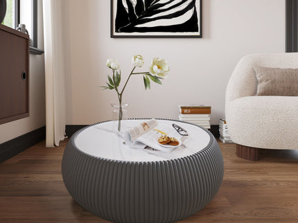 Drum Shaped Coffee Table
