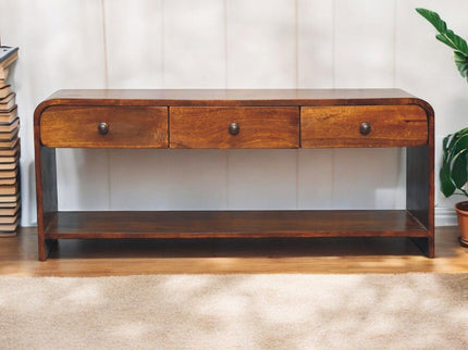 Aspen - Slim Media Unit - Dark Brown