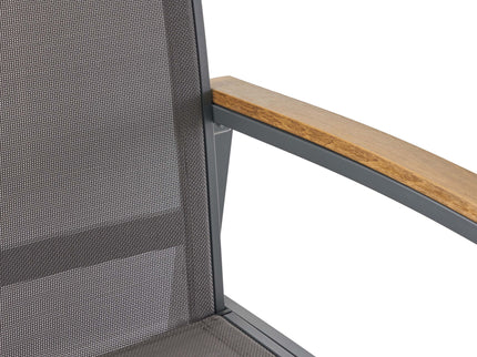 Aresha - Metal Outdoor Dining Armchair (Set of 2) - Gray