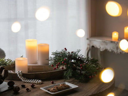 LED Candles With Remote Timer (Set of 3) - White