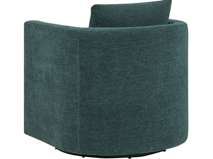 Sutton - Swivel Barrel Chair - Peacock