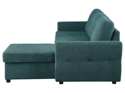 Kenna- Sleeper Sectional Sofa With Storage Ottoman