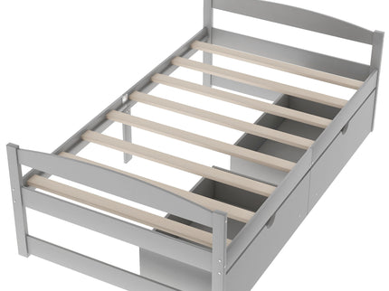 Platform Bed With 2 Drawers