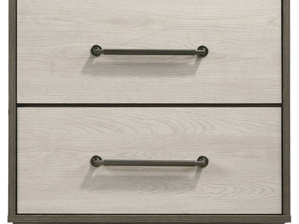 Edmondson - 2 Drawer Nightstand - Gray