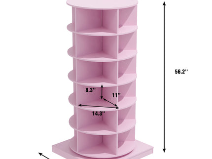 360 Rotating Shoe Cabinet 6 Layers
