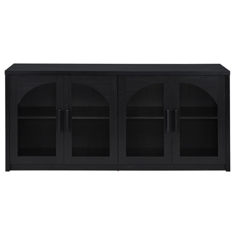 Shayne - 4 Door Sideboard With Arched Doors - Black