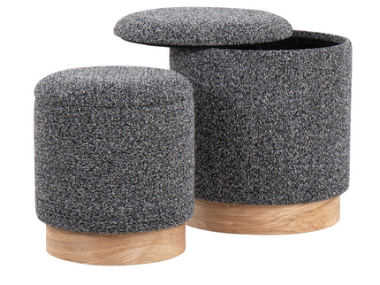 Marla - Contemporary, Nesting Ottoman Set