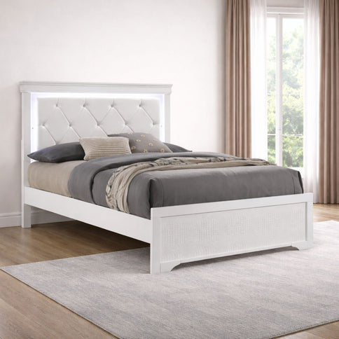 Blaze - Modern Bedroom Set With LED Headboard