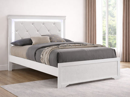 Blaze - Modern Bed With LED Headboard