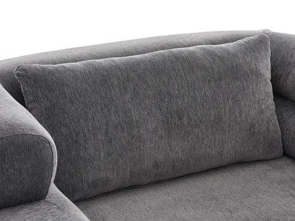 Oversized Chaise Lounge Sofa Bed With Deep Seat And Layered Armrests