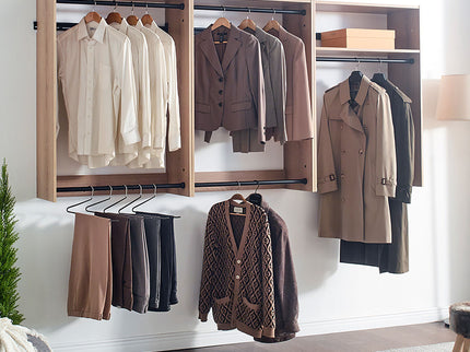Devi - Wall Mounted Closet System, Modular Units