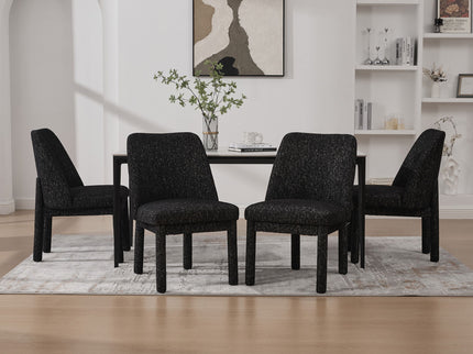 Wide Minimalist Dining Chair