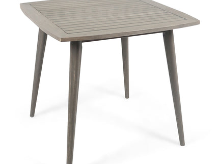 Modern Indoor Square Acacia Wood Dining Table With Toothpick Leg Design