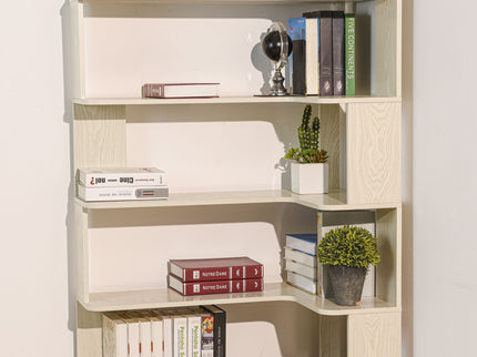 L-Shaped Corner Bookshelf