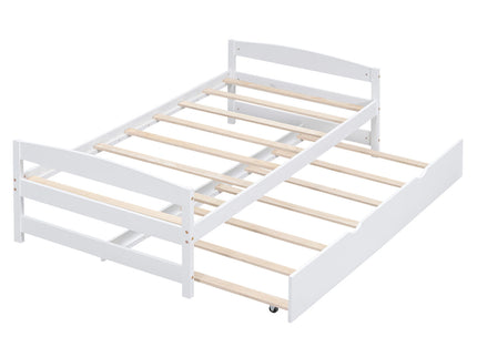 Platform Bed With Trundle