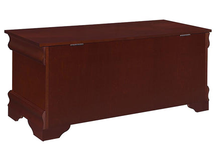 Chest With Curved Moldings And Bracket Feet - Brown