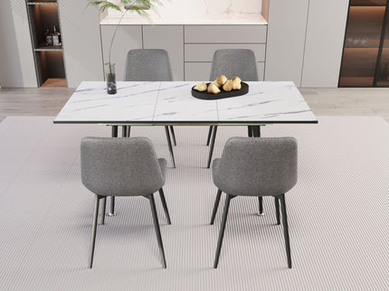Modern Extendable Dining Table And Chair Set