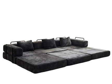 Convertible Floor Sofa Bed, Boneless Modular Sectional Sofa For Living Room