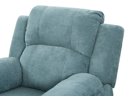 Upholstered Manual Recliner Chair With 3 Adjustable Backrest Positions