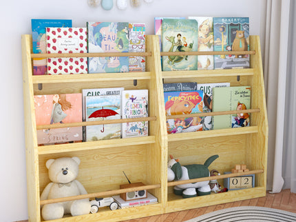 3 Tier Book Shelf, Compact Storage For Bedrooms
