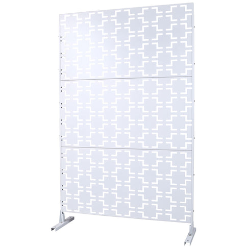 Outdoor & Indoor Metal Privacy Freestanding Decorative Screen