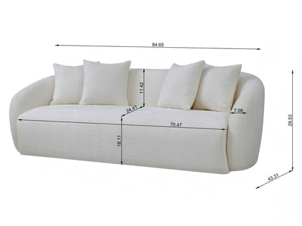 Linden - Sofa - Ivory