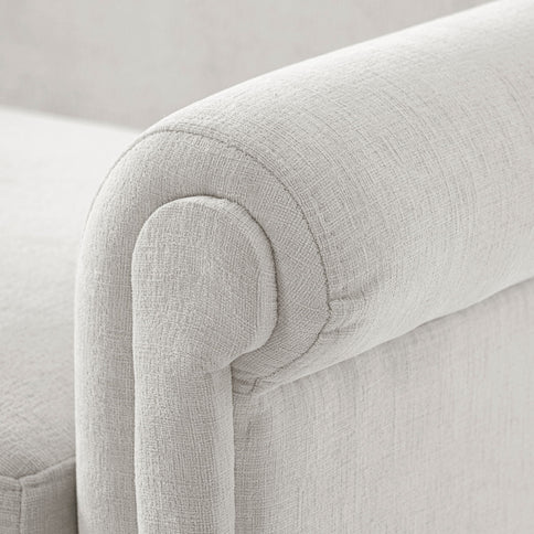 Loveseat Sofa, 2 Seater Couch With Rolled Arms