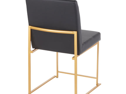 Fuji - Contemporary Stylish Frame, High Back Dining Chair (Set of 2)