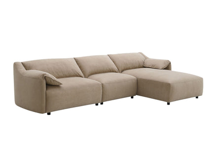 Veata - Sectional Sofa - Light Brown