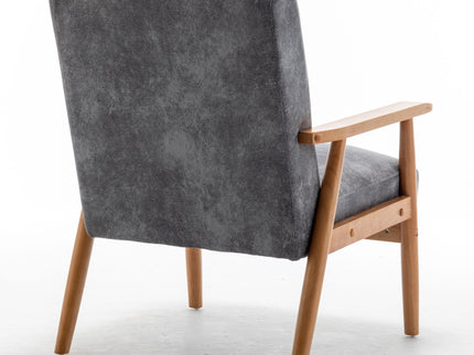 Wide Classic Mid-Century Modern Arm Chair