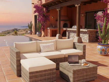 Modern Patio Set With Coffee Table