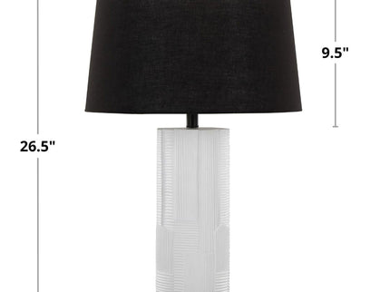 Petra - Contemporary Table Lamp (Set of 2) - Cream / Black