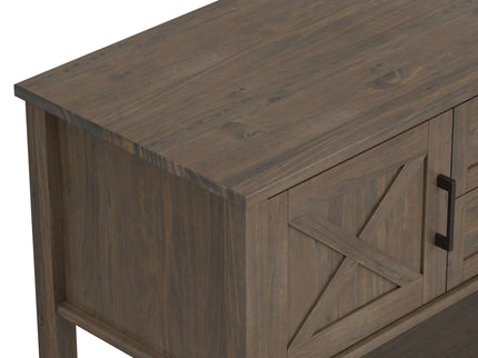 Ela - Console Table - Smoky Brown