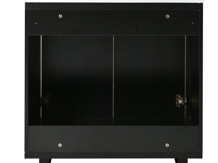 Bathroom Vanity Set With Sink, Combo Cabinet, Bathroom Storage Cabinet, Solid Wood Frame