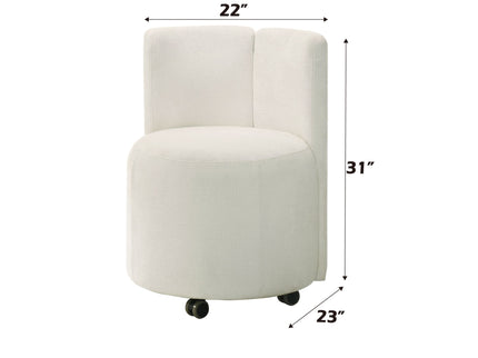 Side Chair With Swivel (Set of 2) - White