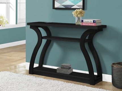 Accent Console Table For Entryway, Unique Curved Design
