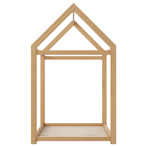 Wooden House Shaped Bed